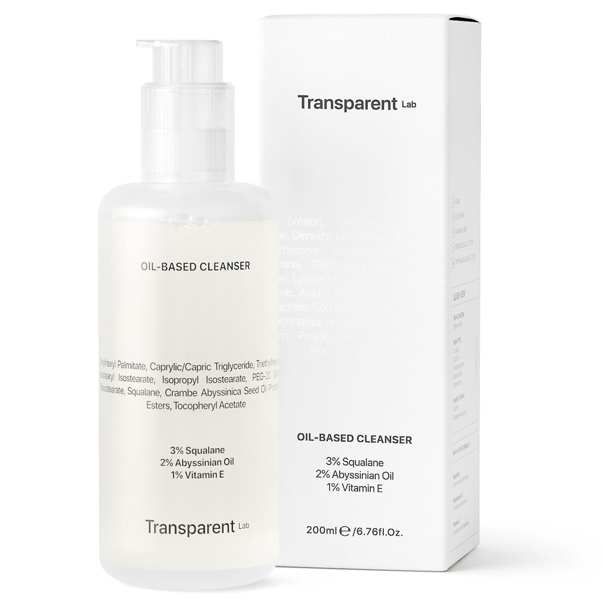 Transparent Lab Oil-Based Cleanser 200 ml - 2
