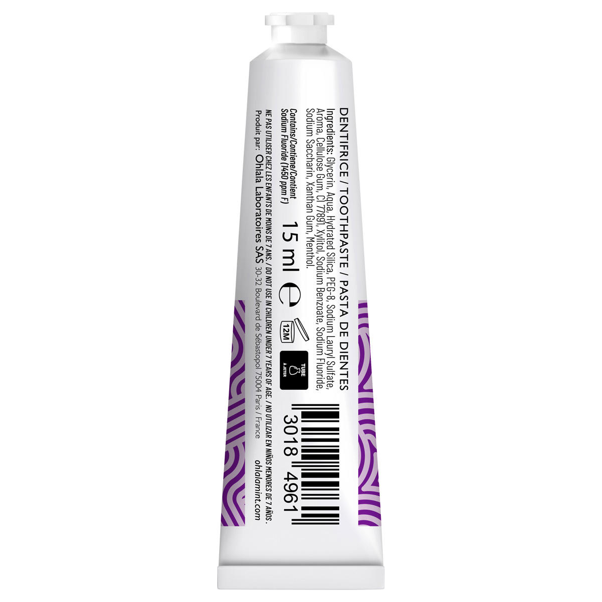 Ohlalá Toothpaste Violet Mint 15 ml - 2