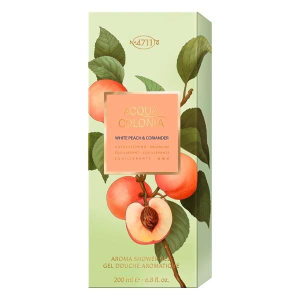 4711 Acqua Colonia White Peach & Coriander Aroma Shower Gel 200 ml - 2
