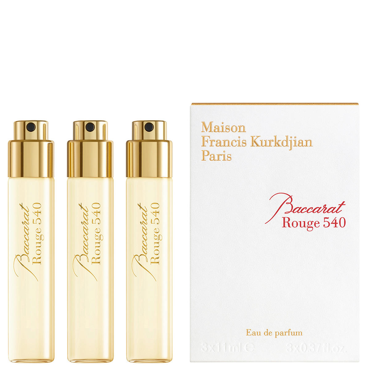 Maison Francis Kurkdjian Paris Baccarat Rouge 540 Eau de Parfum Refill Emballage de 3 x 11 ml - 2
