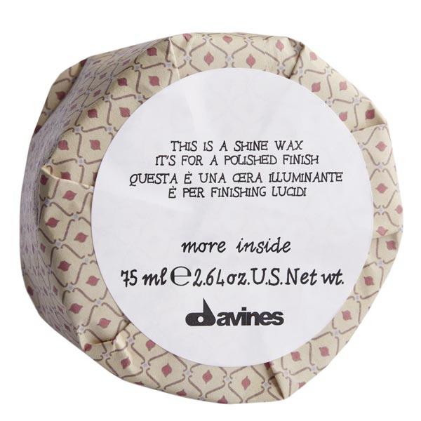 Davines More Inside Shine Wax leichter Haltmittlerer Halt 75 ml - 2