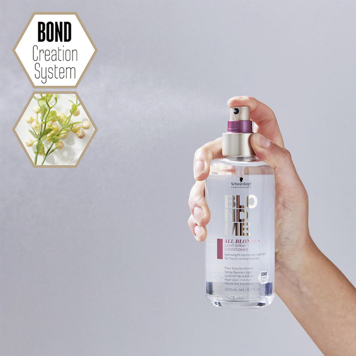 Schwarzkopf Professional BlondMe All Blondes Light Spray Conditioner 200 ml - 2