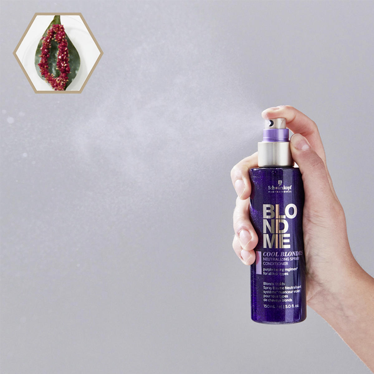 Schwarzkopf Professional BlondMe Cool Blondes Neutralizing Spray Conditioner 150 ml - 2