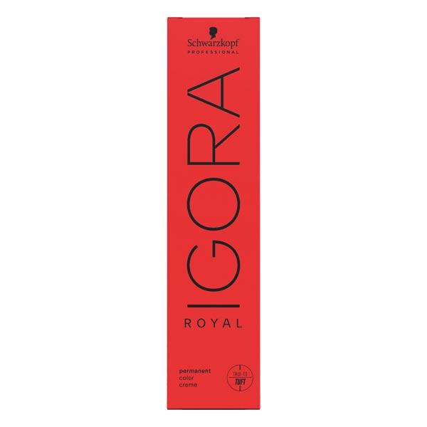Schwarzkopf Professional IGORA ROYAL Permanent Color Creme 1-0 Black tube 60 ml - 2