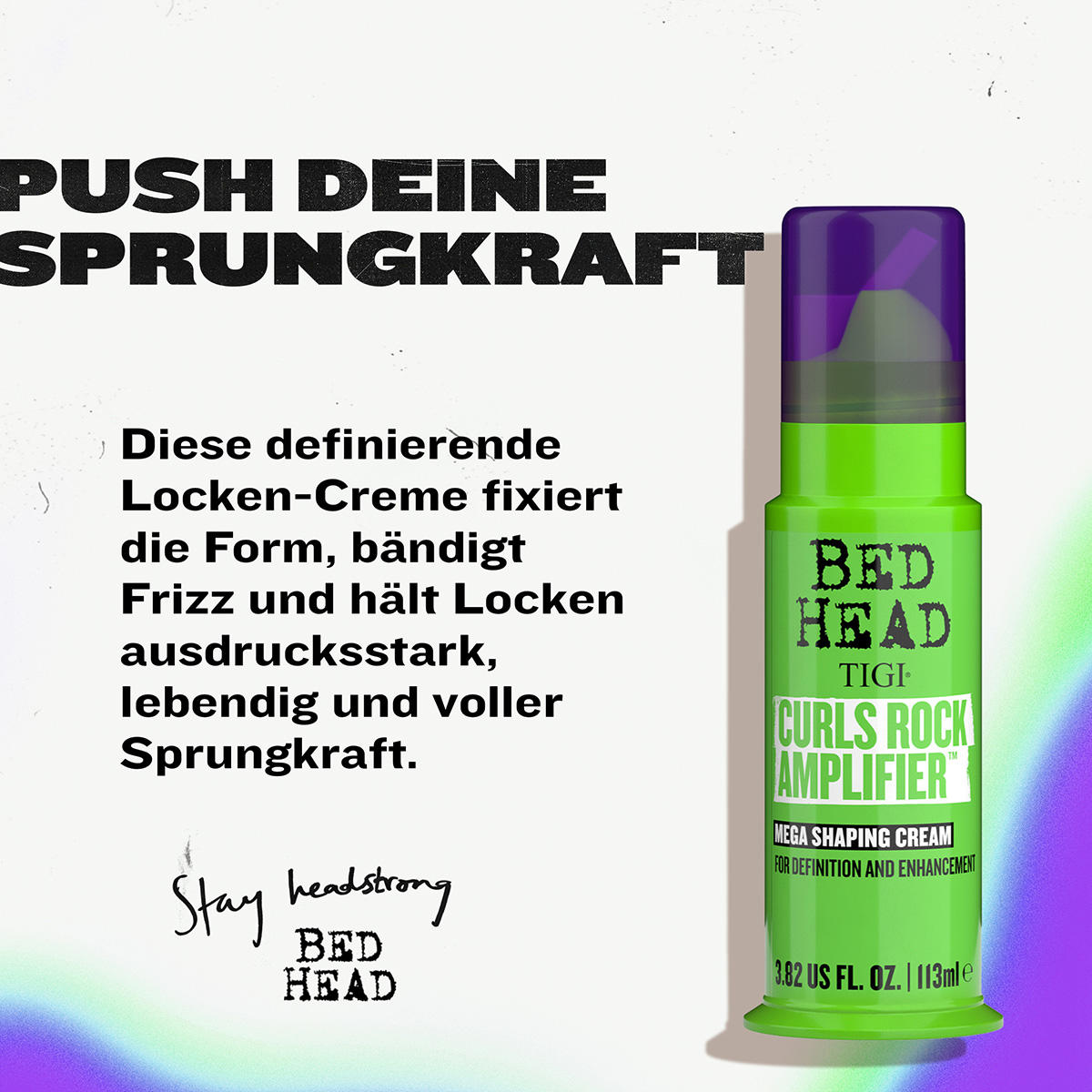 TIGI BED HEAD Curls Rock Amplifier Cream starker Halt 113 ml - 2
