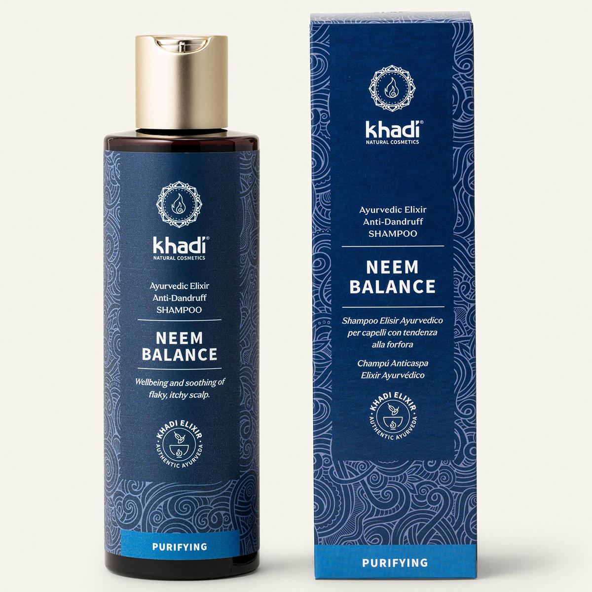 khadi Purifying Ayurvedic Elixir Shampoo Neem Balance 200 ml - 2