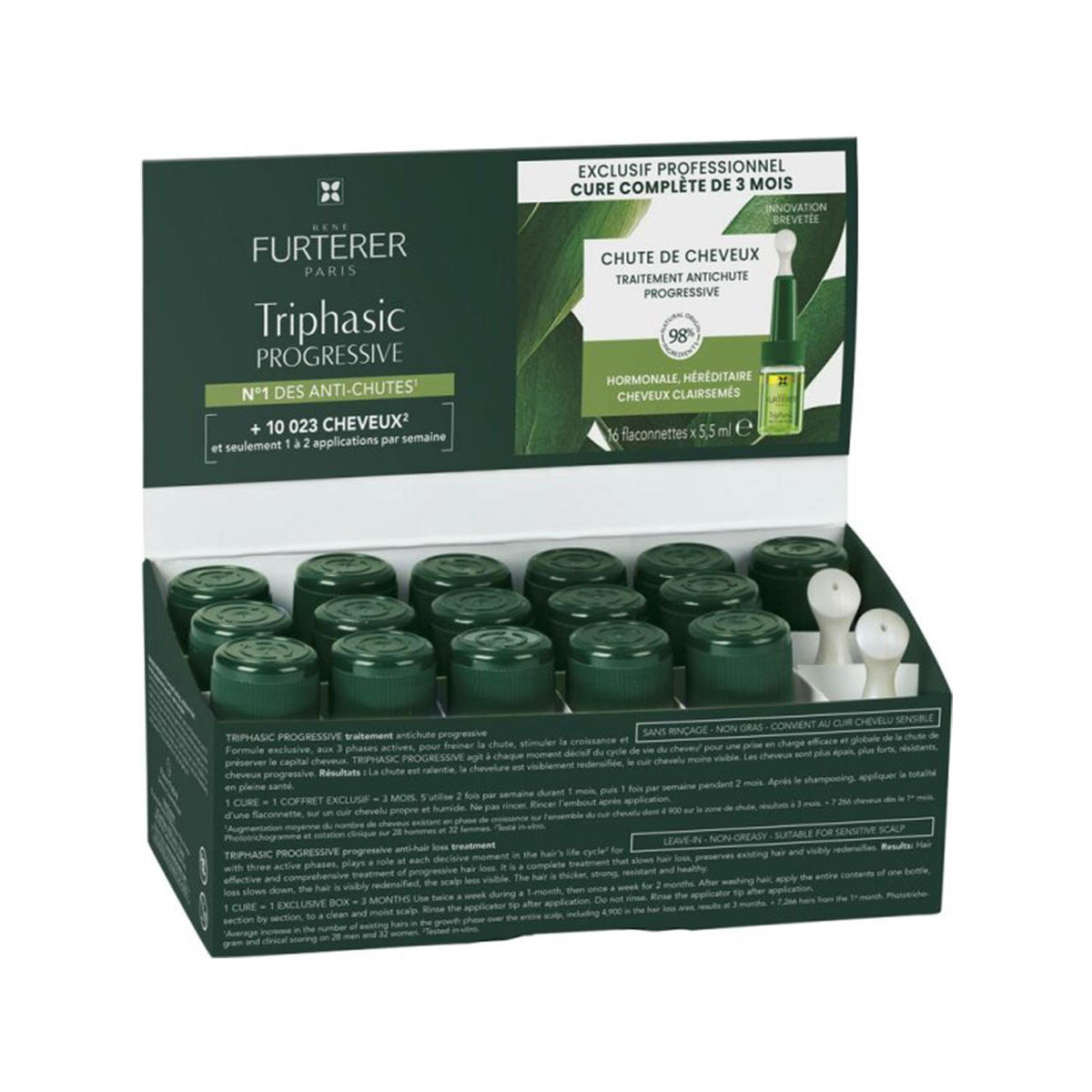 René Furterer Triphasic Progressive Kur bei progressivem  Haarausfall 16 x 5,5 ml - 2