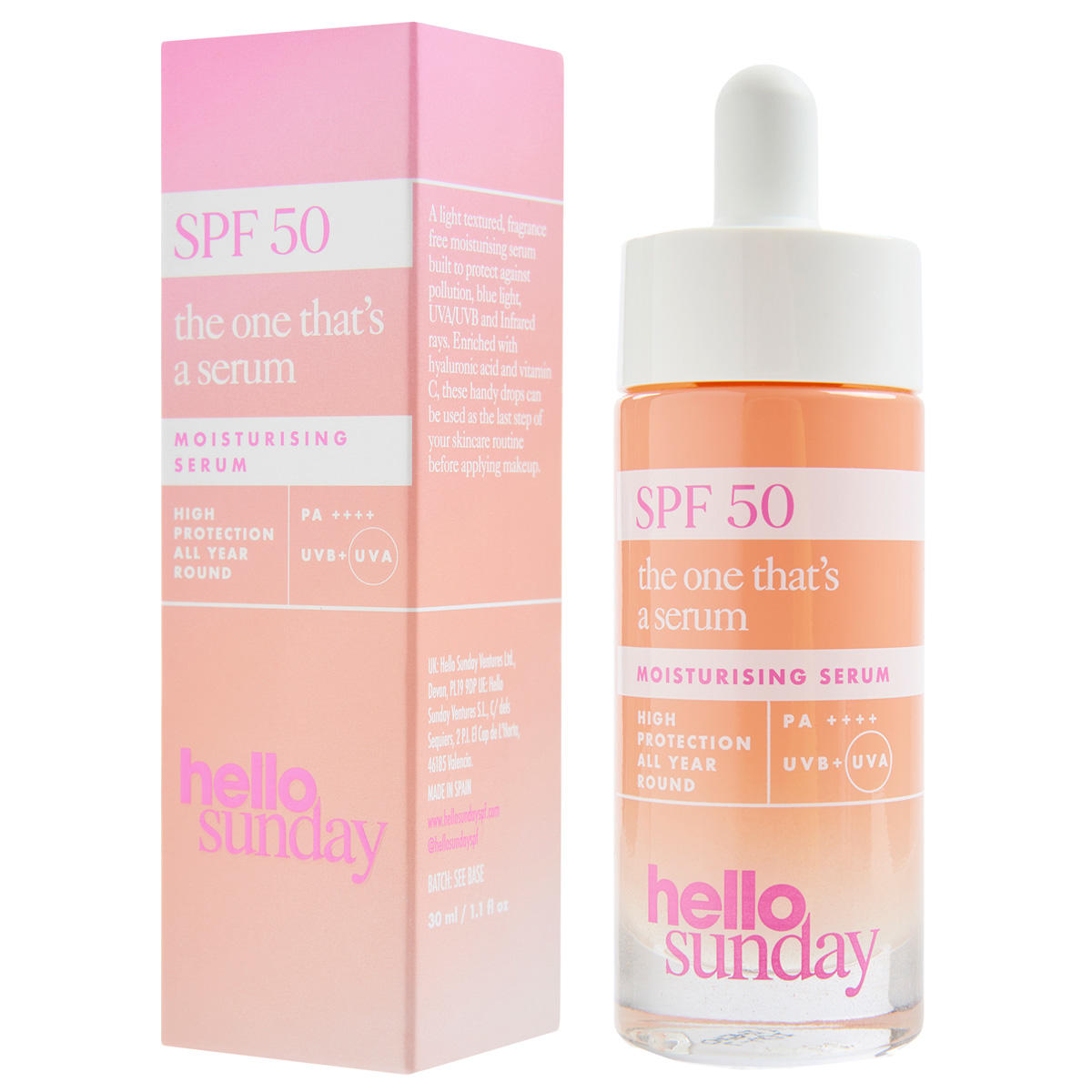 hello sunday the one that´s a serum Moisturising serum SPF 50 30 ml - 2