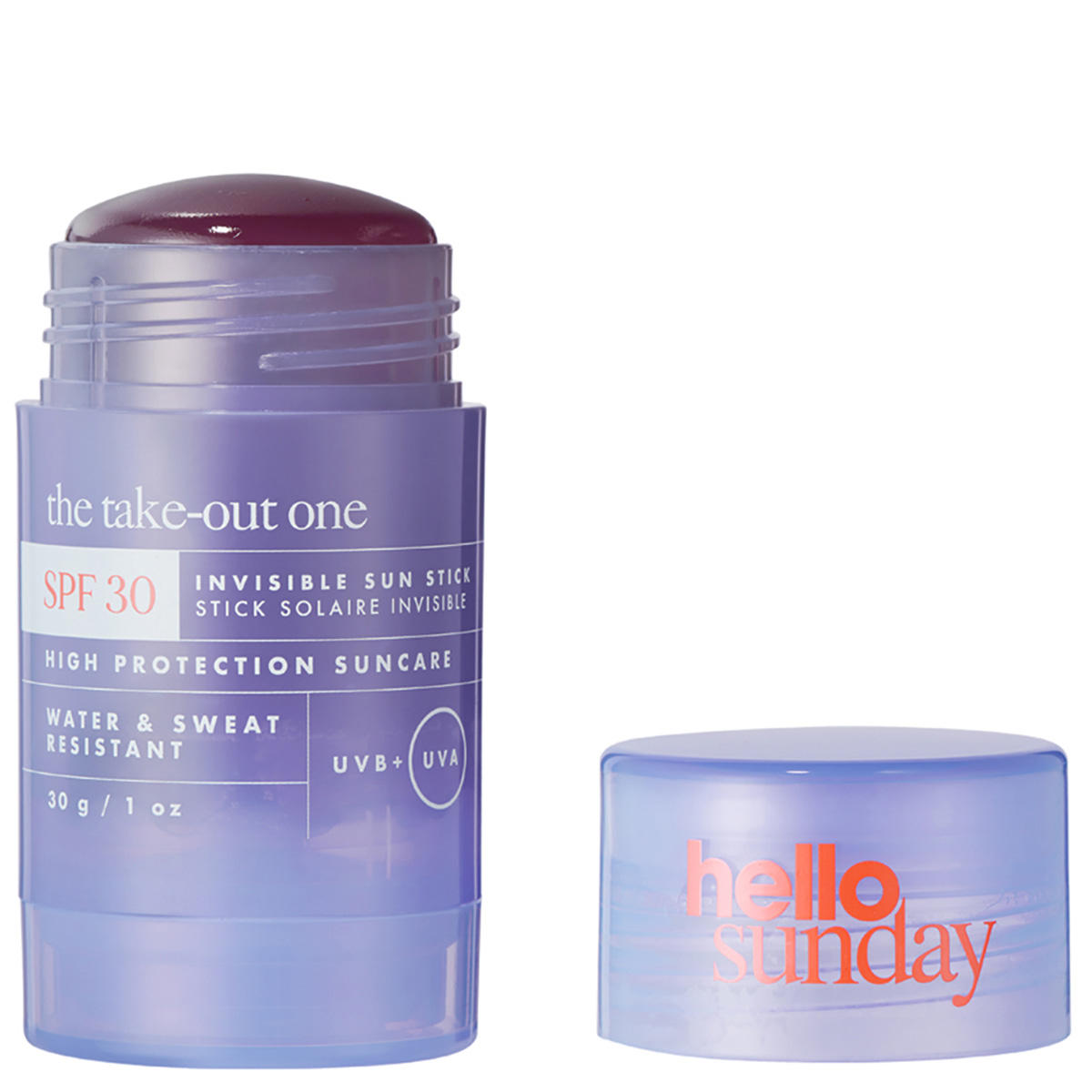 hello sunday the take-out one Invisible sun stick SPF 30 30 g - 2