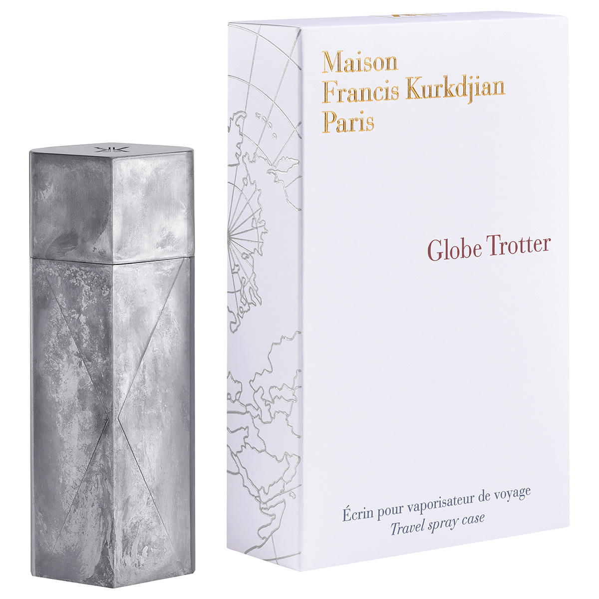 Maison Francis Kurkdjian Paris Globe Trotter Travel Case Zinc Edition