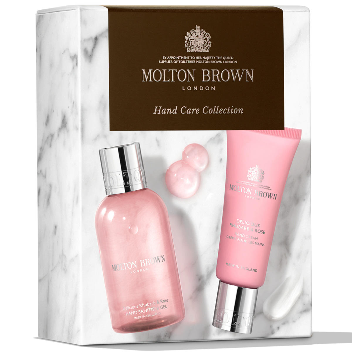 MOLTON BROWN Delicious Rhubarb & Rose Hand Care Travel Set  - 2