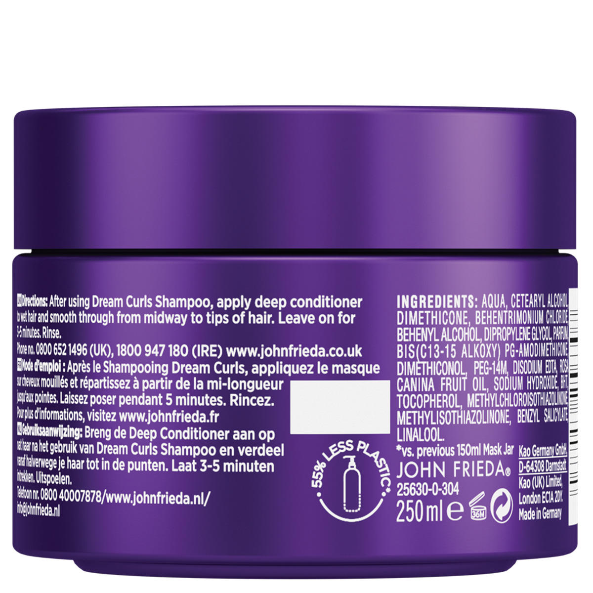 JOHN FRIEDA Frizz Ease Miraculous Recovery Deep Conditioner 250 ml - 2