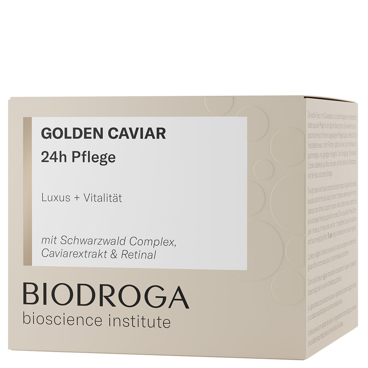 BIODROGA Bioscience Institute GOLDEN CAVIAR Assistenza 24 ore su 24 50 ml - 2