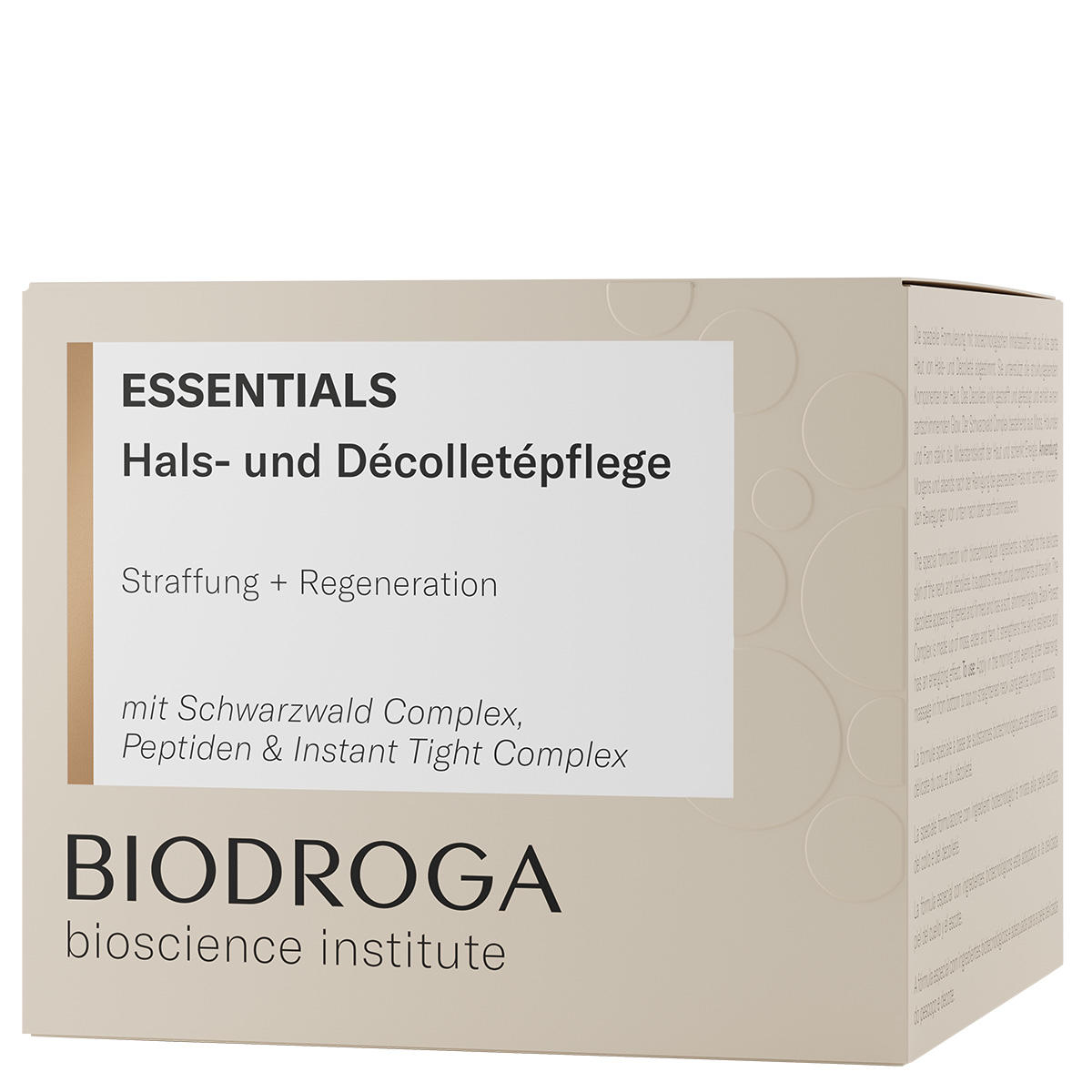 BIODROGA Bioscience Institute ESSENTIALS Neck and décolleté care 50 ml - 2