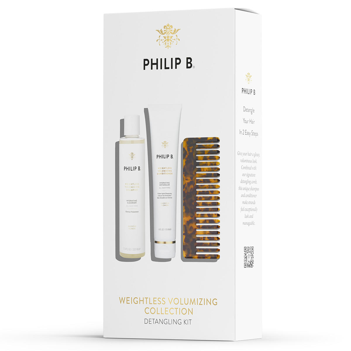 PHILIP B WEIGHTLESS Volumizing Detangling Kit  - 2