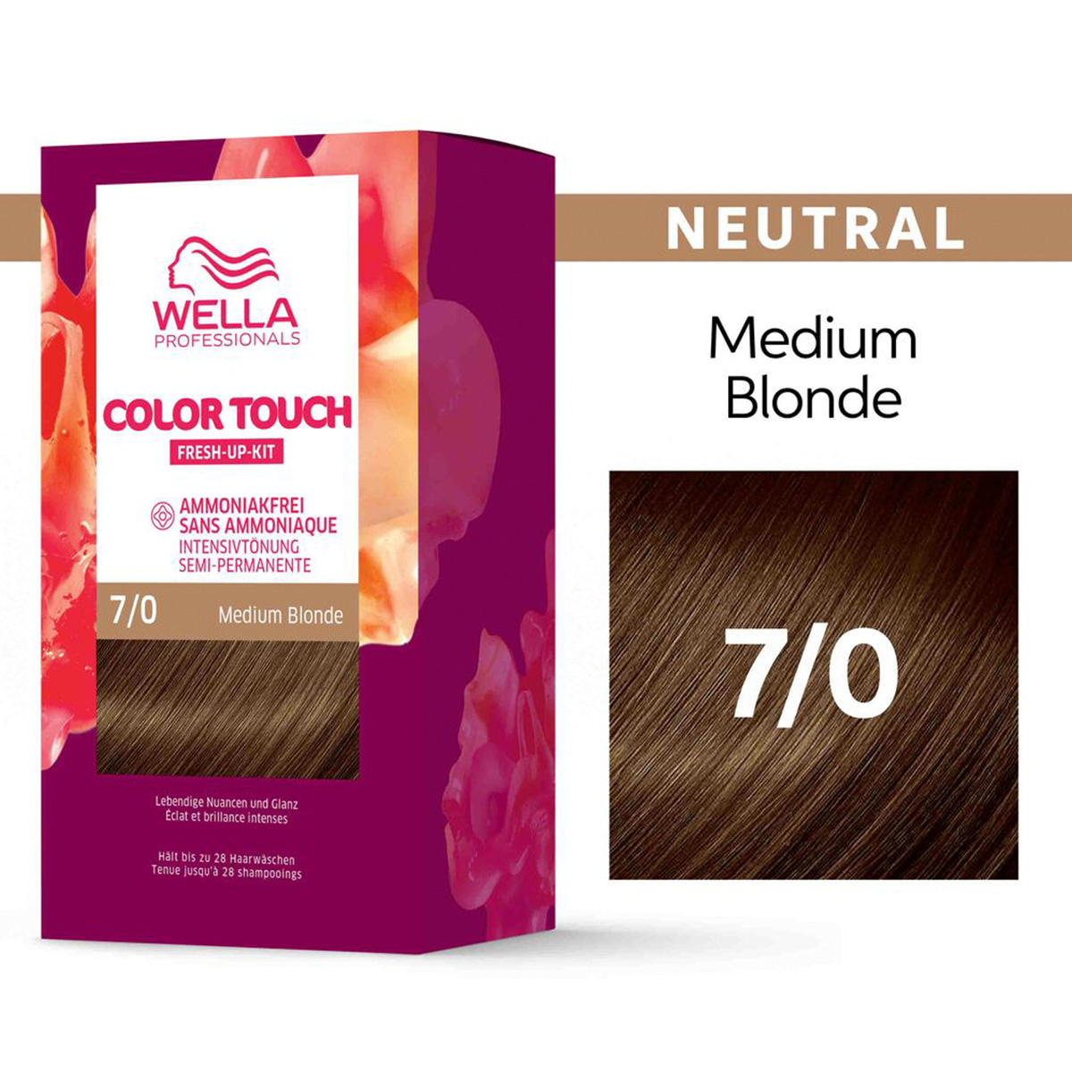 Wella Color Touch Fresh-Up-Kit 7/0 Biondo medio 130 ml - 2