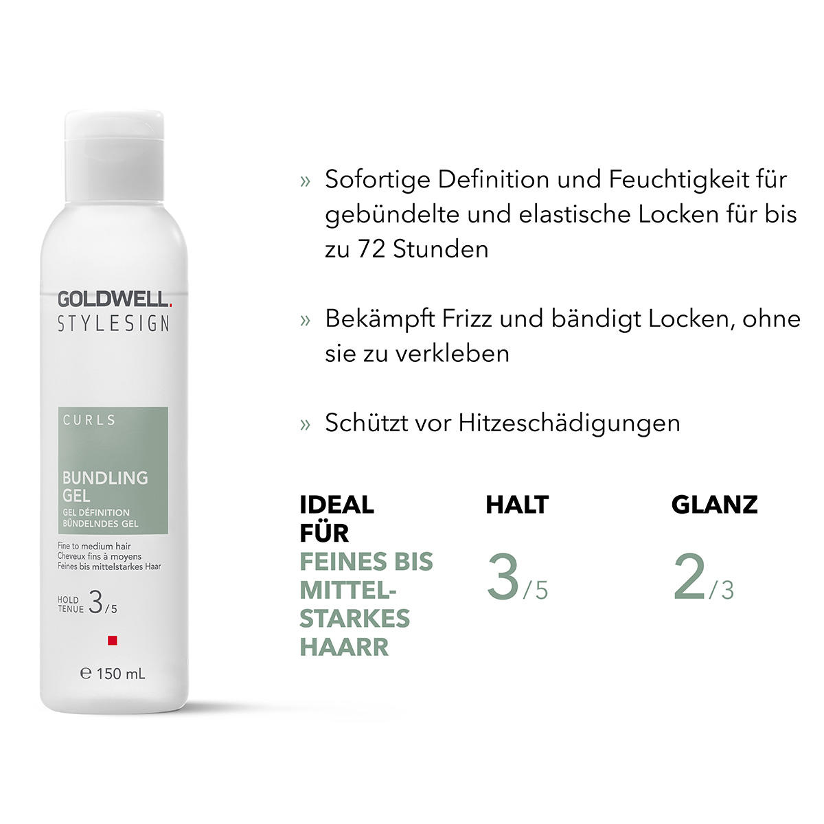 Goldwell StyleSign Curls Gel per impacchettare starker Halt 150 ml - 2