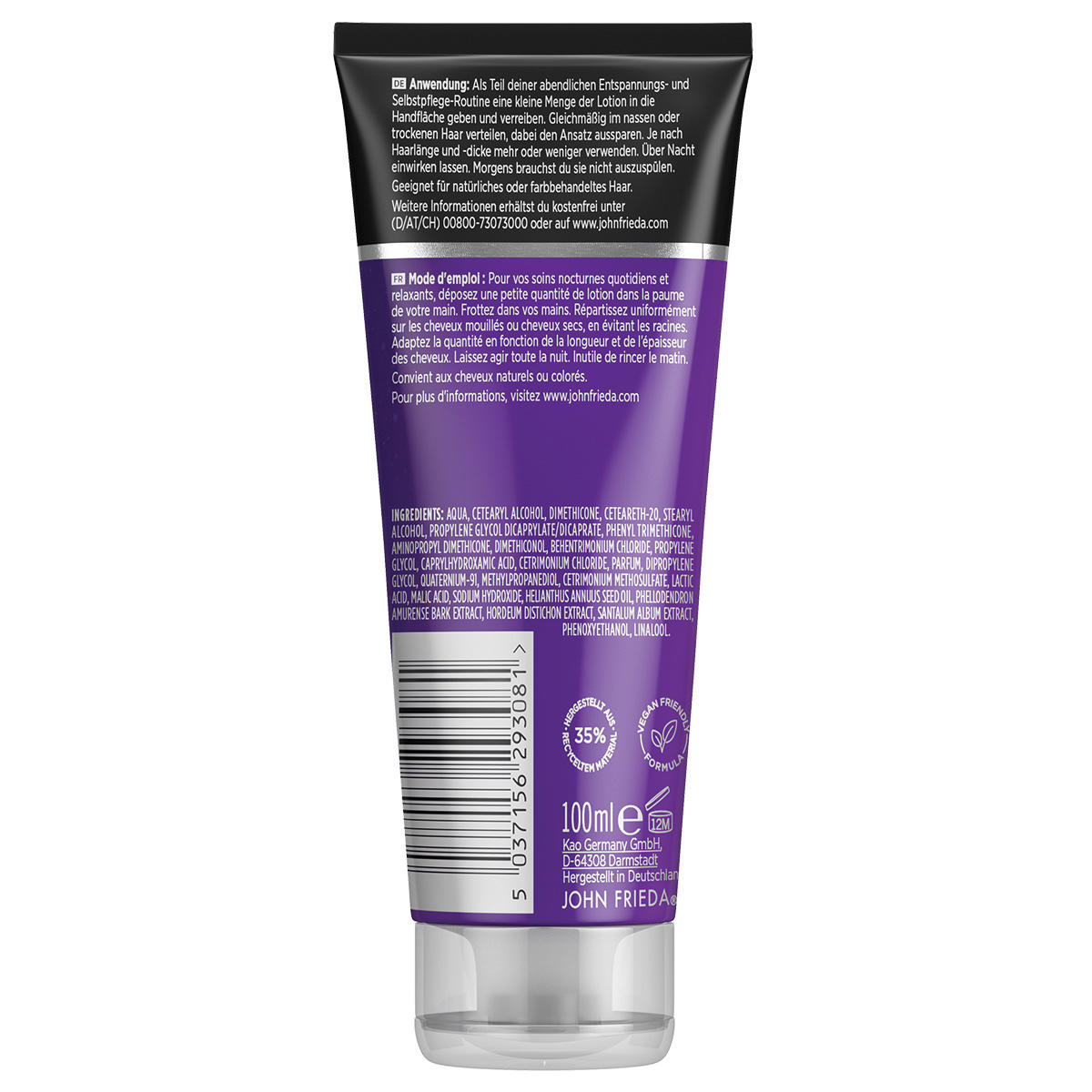JOHN FRIEDA Frizz Ease Miracle Repair Lozione Notte Riparatrice e Rinnovatrice 100 ml - 2
