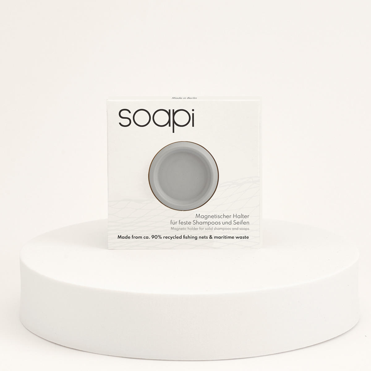 soapi Magnetic soap holder light gray  - 2