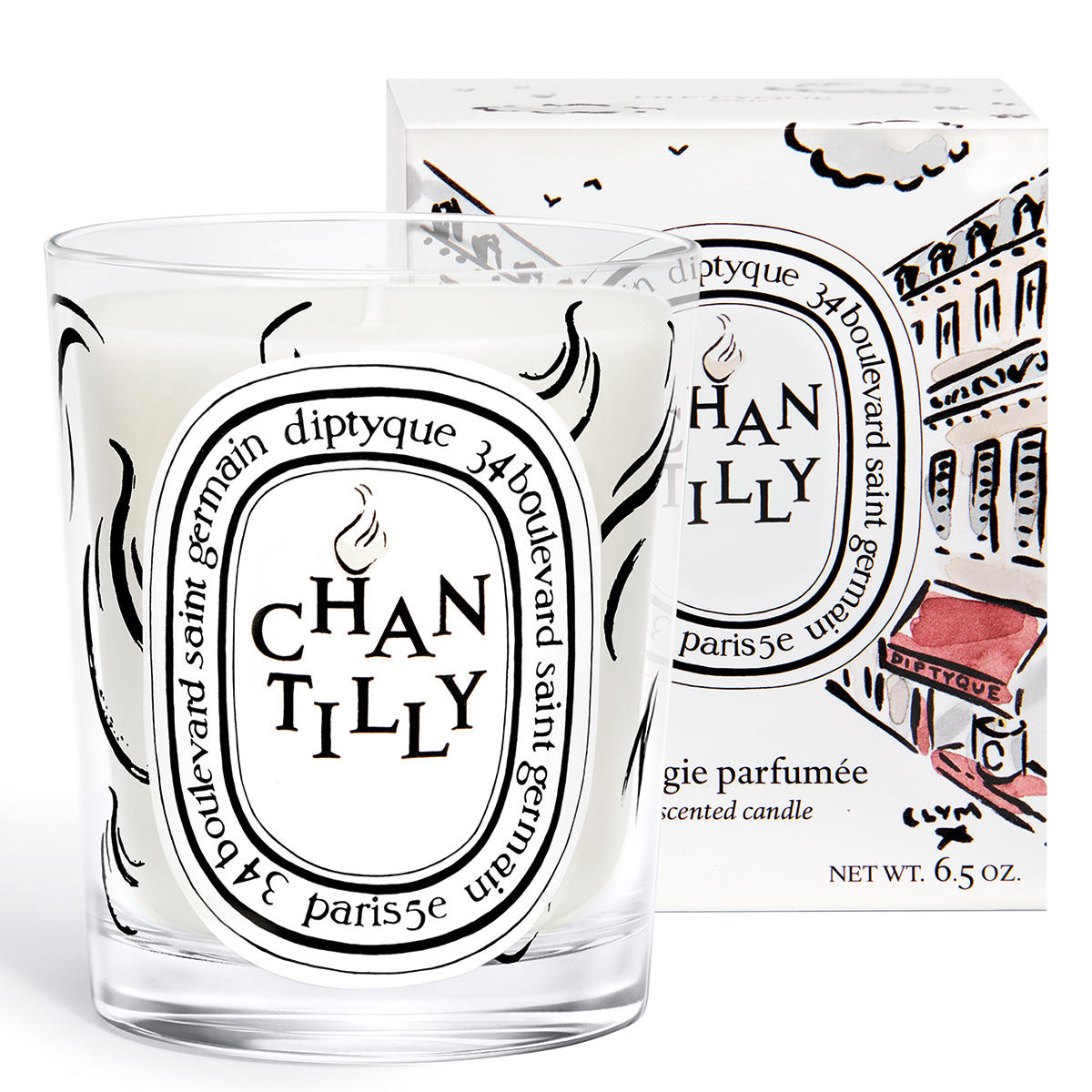 diptyque Vela perfumada Chantilly 190 g - 2