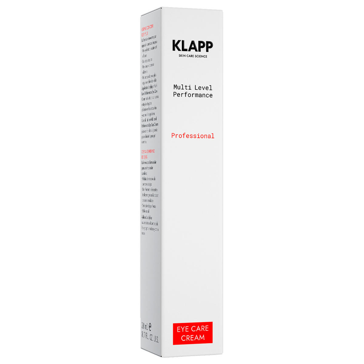 KLAPP Hyaluronic Multi Level Performance Triple Action Moisture Eye Care 20 ml - 2