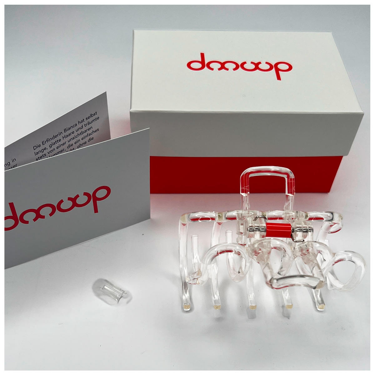 doouup Hair clip Ice Edition Transparent 1 Stück 40 mm 72 mm - 2