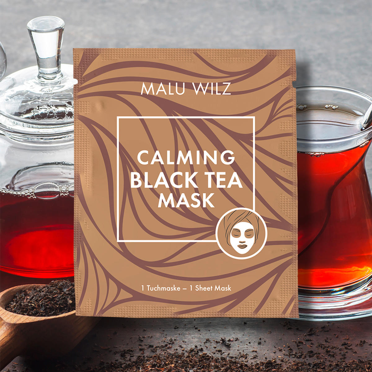 Malu Wilz Mascarilla calmante de té negro 1 Stück - 2