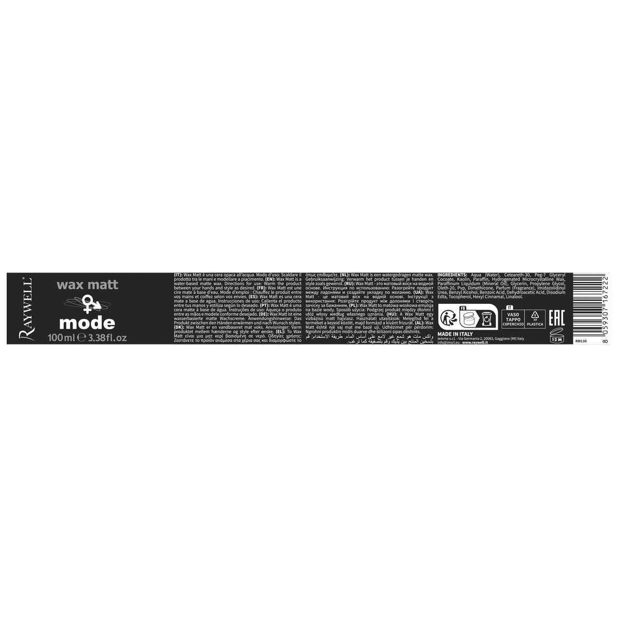 Raywell MODE Wax Matt 100 ml - 2