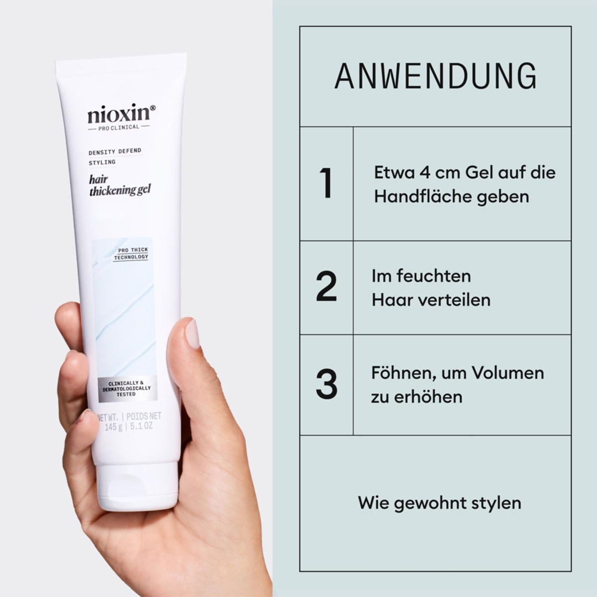 Nioxin Hair Thickening Gel 140 ml - 2