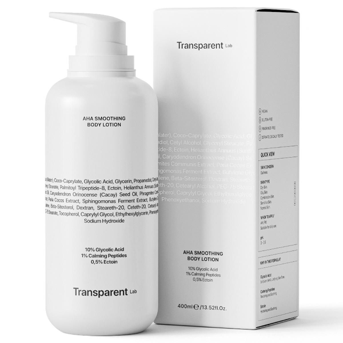 Transparent Lab AHA Smoothing Body Lotion 400 ml - 2