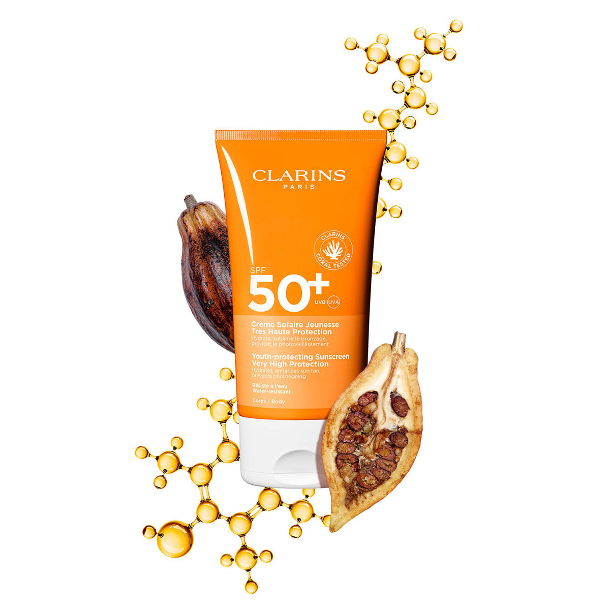 CLARINS Crème Solaire Jeunesse Très Haute Protection SPF 50+ 150 ml - 2