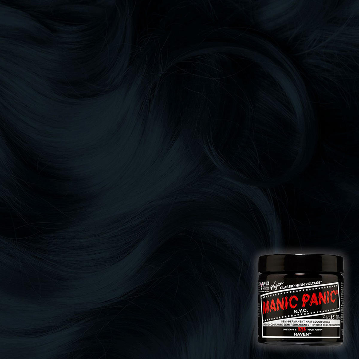 Manic Panic Classic High Voltage Raven 118 ml - 2