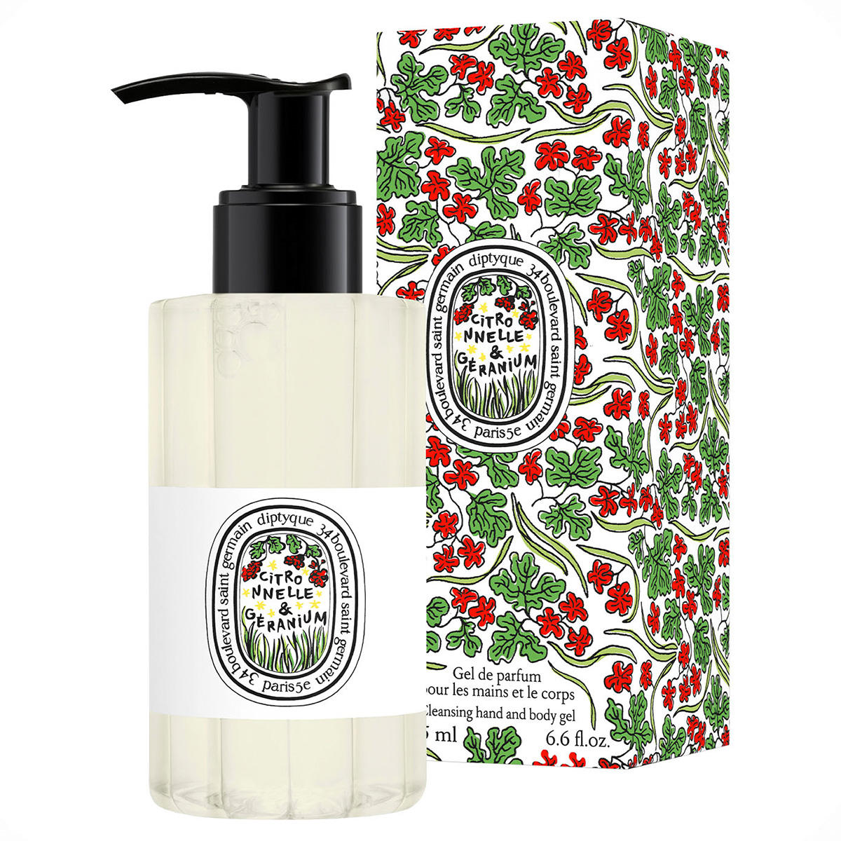 diptyque Citronnelle & Géranium Cleansing Hand & Body Gel 200 ml - 2