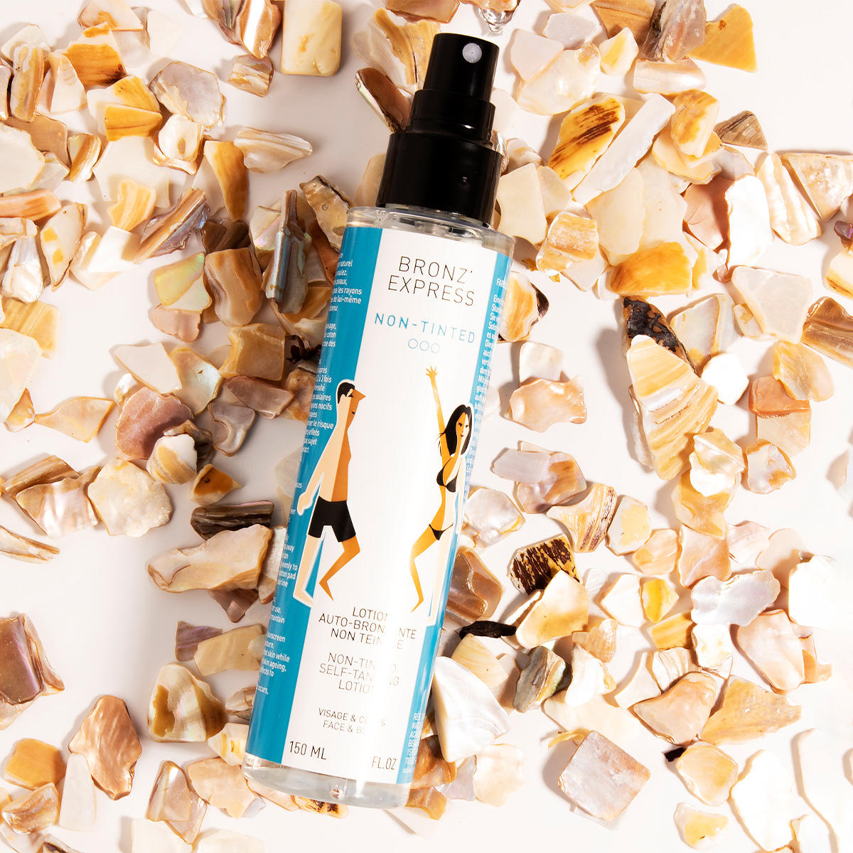 Académie BRONZ' EXPRESS LOTION AUTO-BRONZANTE NON TEINTÉE 150 ml - 2