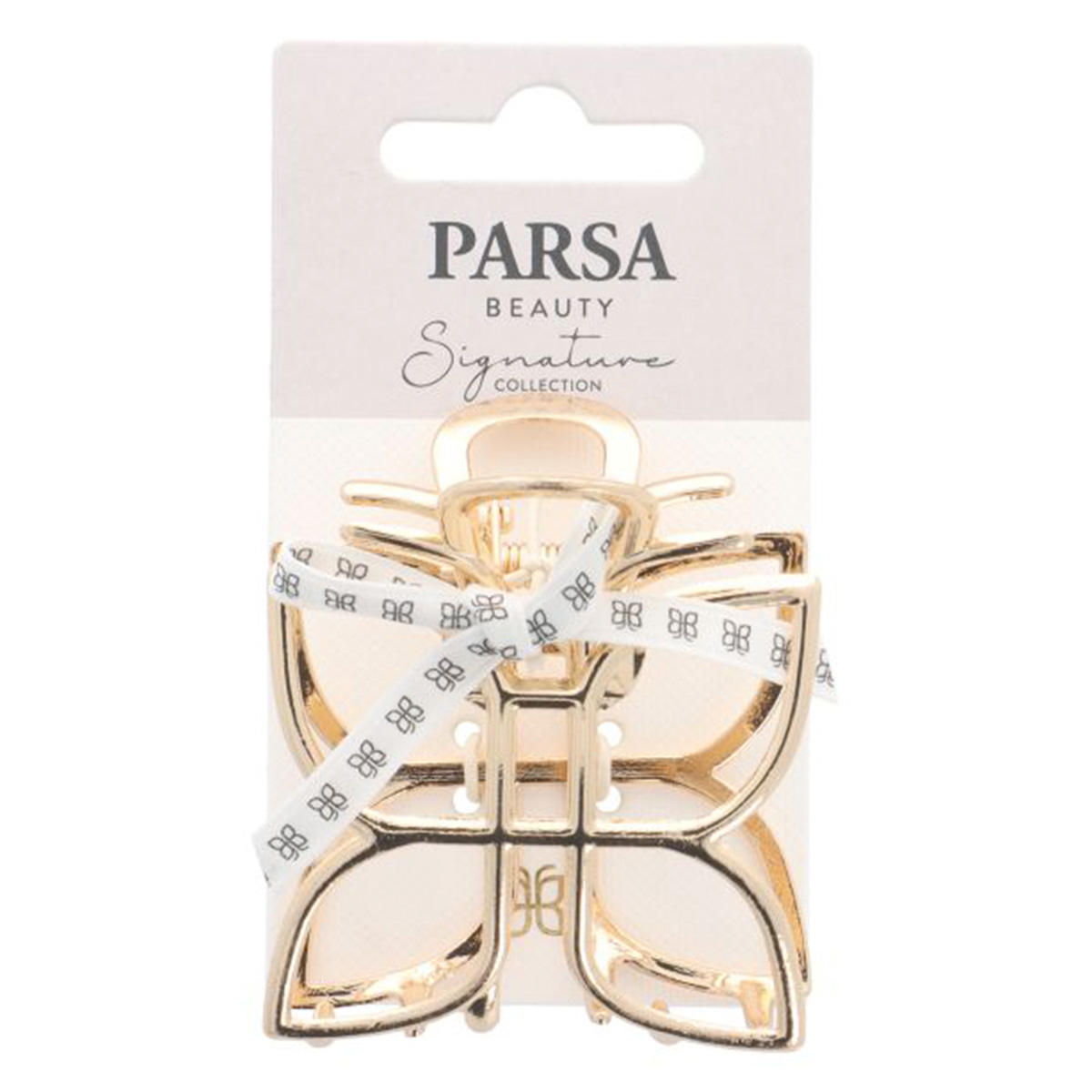 PARSA Beauty Haarklammer Schmetterling Gold  - 2