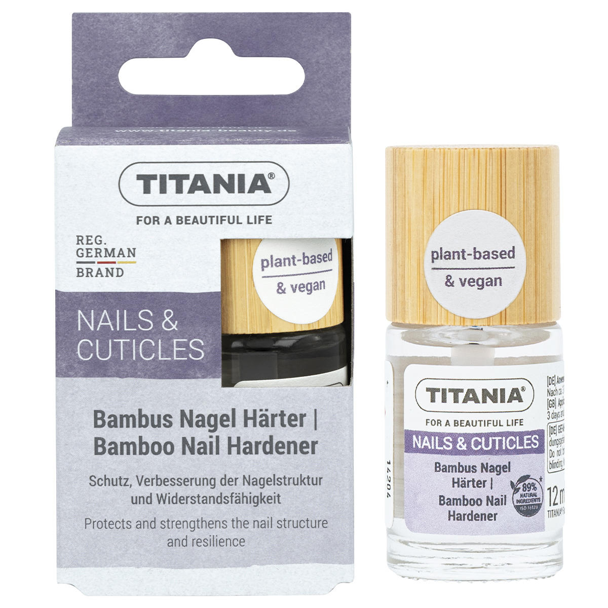 Titania Bambus Nagel Härter 12 ml - 2