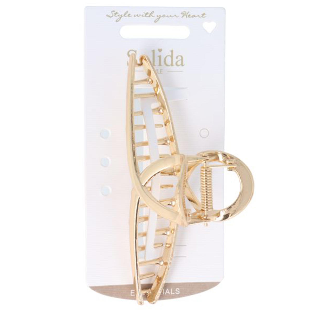Solida Barrette à cheveux dorée  - 2