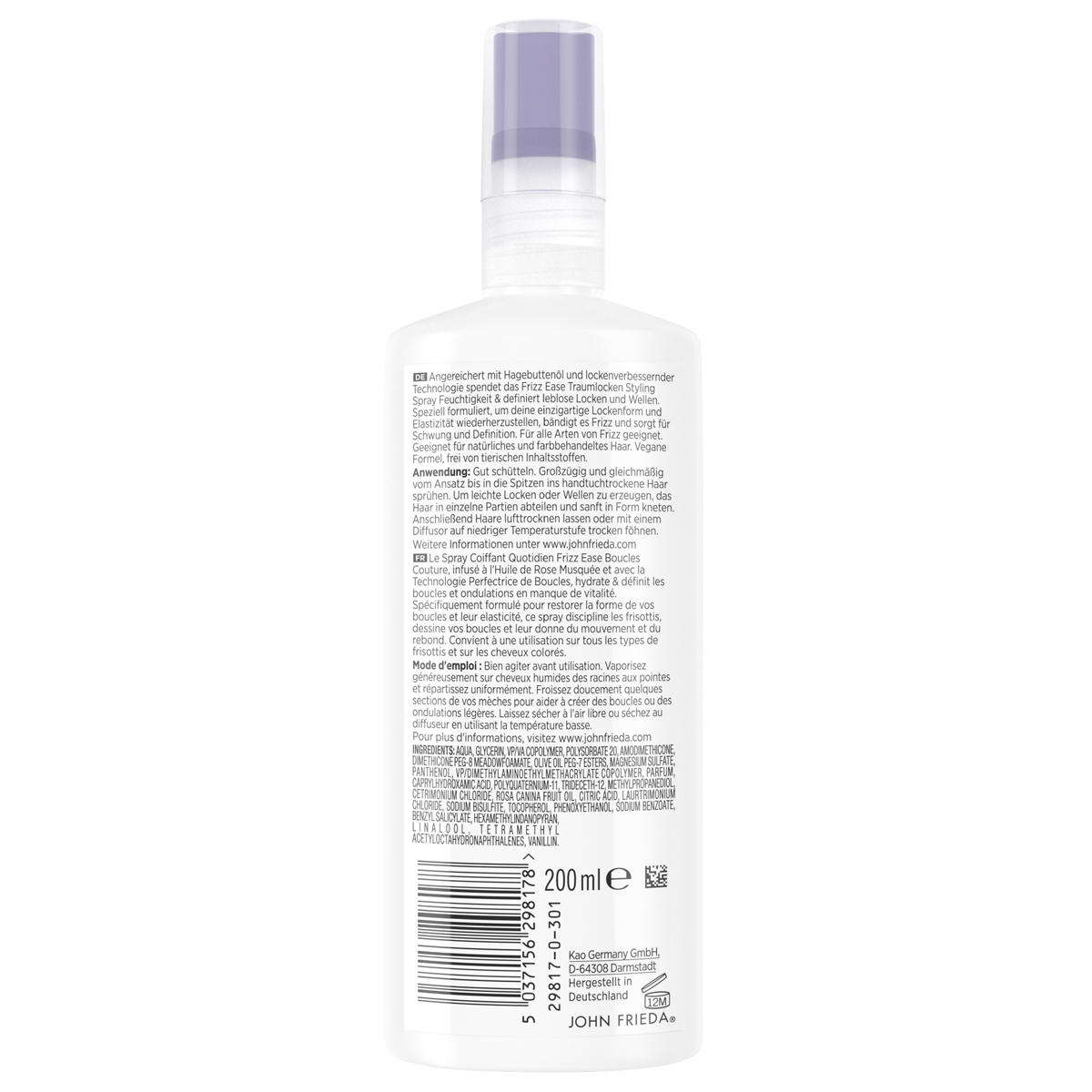 JOHN FRIEDA Frizz Ease Spray para rizos de ensueño 200 ml - 2