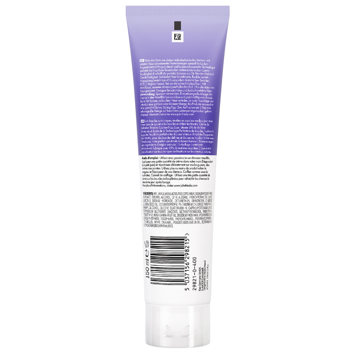 JOHN FRIEDA Frizz Ease Traumlocken Definierende Locken-Creme 150 ml - 2