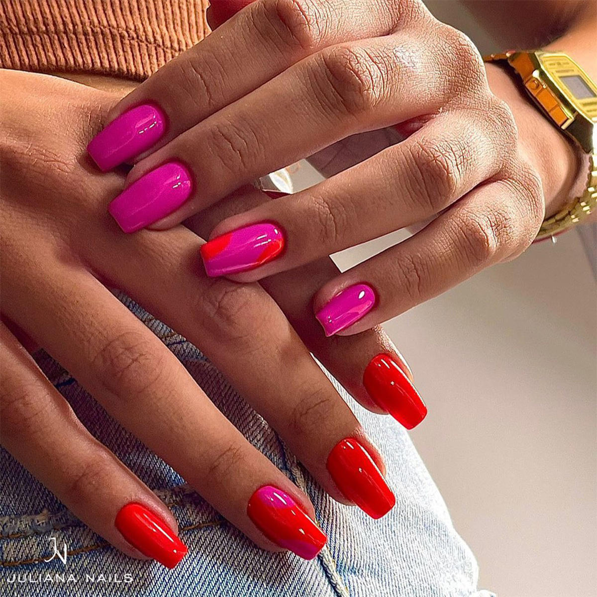 Juliana Nails Gel Lack Strawberry Bomb 6 ml - 2