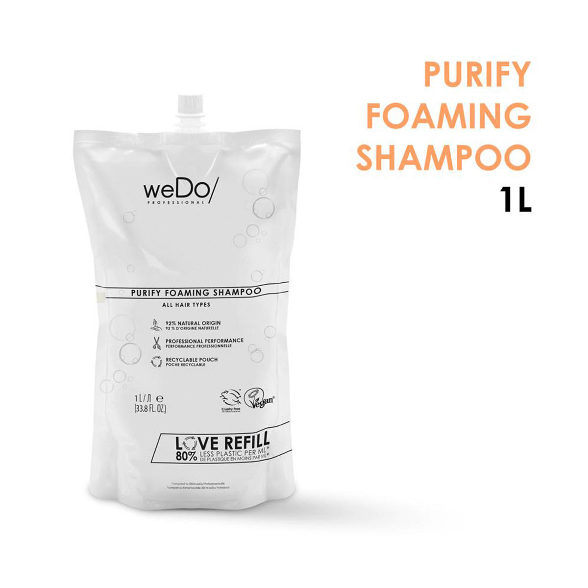 weDo/ Purify Foaming Shampoo Refill 1 Liter - 2