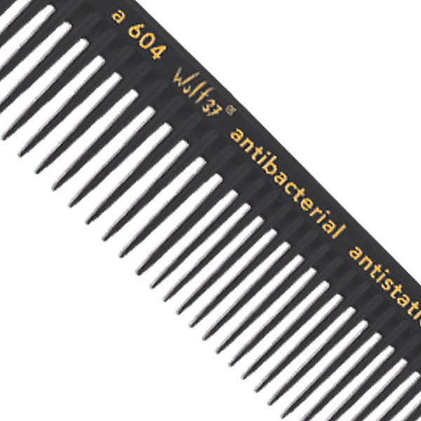 Hercules Sägemann HS C7 Carbon Haarschneidekamm – Antistatisch, 7 Zoll, Fein + Grob, Blau