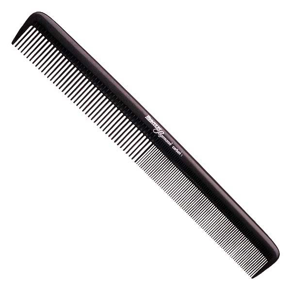 Hercules Sägemann Carbonkamm HS C1 – Antistatisch, 2 Zahnungen (fein+grob), 8,5 Zoll (21,4 Cm), Rot, Made In Germany