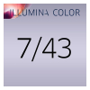Wella Illumina Color Permanent Color Creme 7/43 Rubio Medio Rojo-Oro Tubo 60 ml - 3