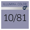 Wella Illumina Color Permanent Color Creme 10/81 Light Light Blonde Pearl Ash Tube 60 ml - 3