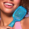 UNbrush Detangling Hair Brush Mini Sapphire - 3