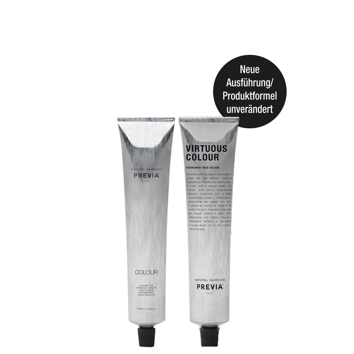 PREVIA Virtuous Permanent Colour 5.00 Natürliches Hellbraun Intensiv, Tube 100 ml - 3