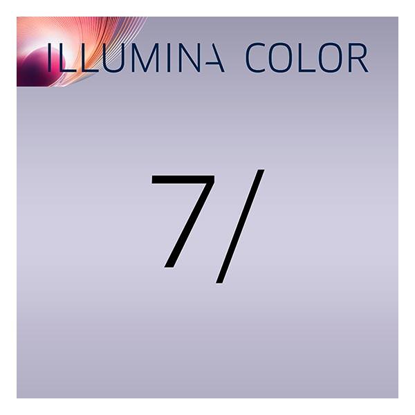 Wella Illumina Color Permanent Color Creme 7/ Tubo rubio medio 60 ml - 3