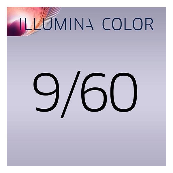 Wella Illumina Color Permanent Color Creme 9/60 Rubio Claro Violeta-Naturaleza Tubo 60 ml - 3