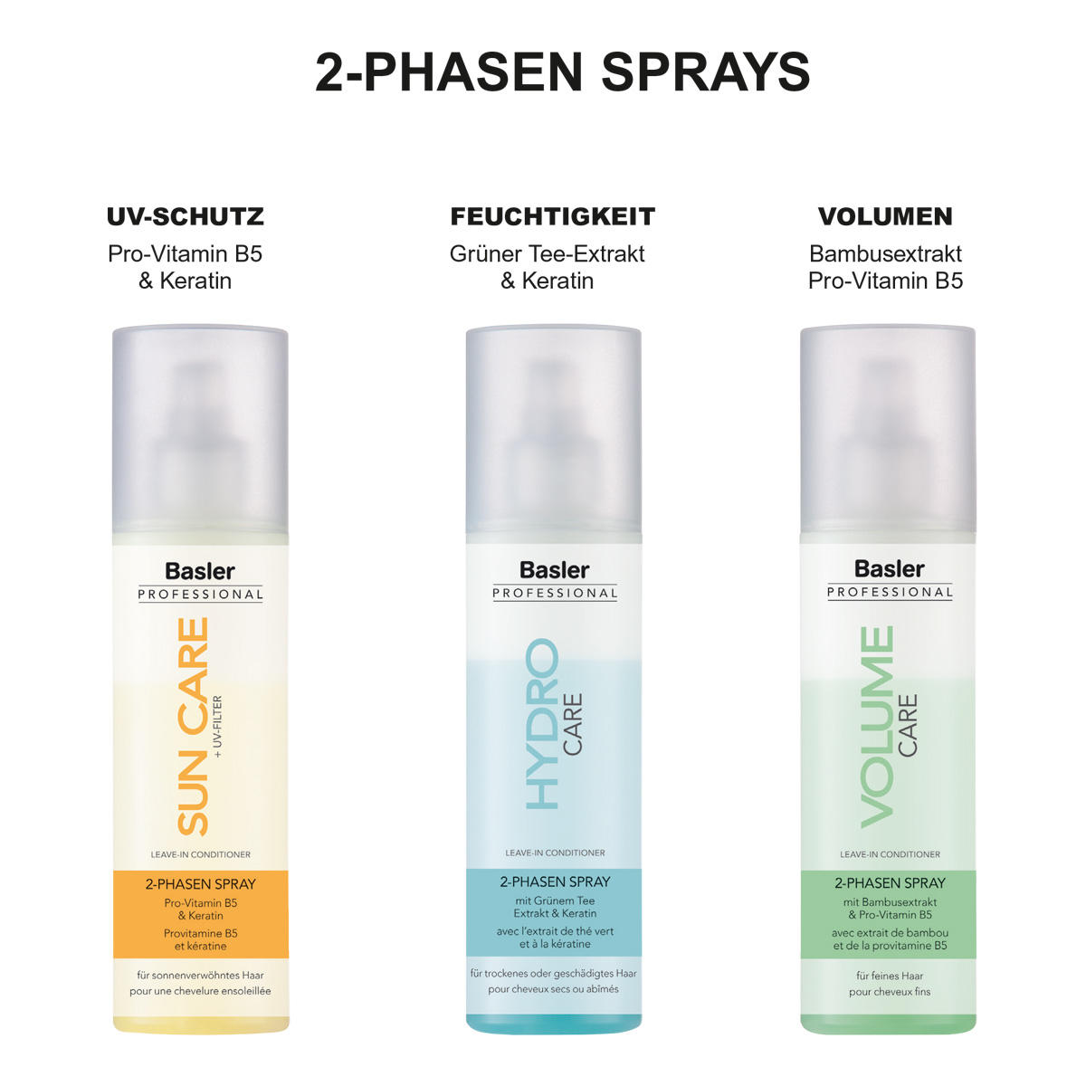 basler Hydro Care 2-Phasen Spray Sprühflasche 200 ml - 3